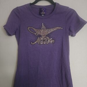 Disney Purple Aladdin Short Sleeve Tee